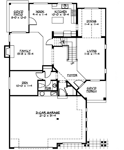 Main Floor Plan: 88-415
