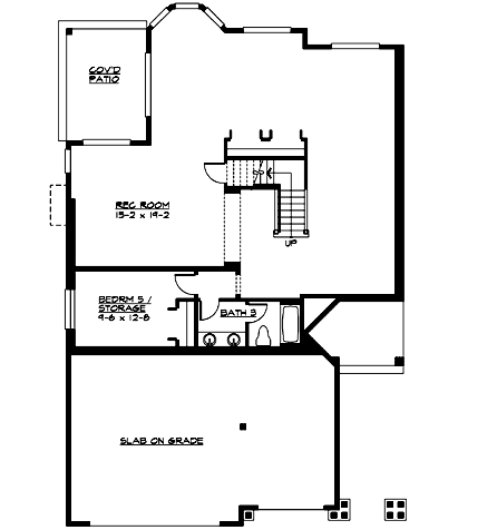 Lower Floor Plan: 88-417