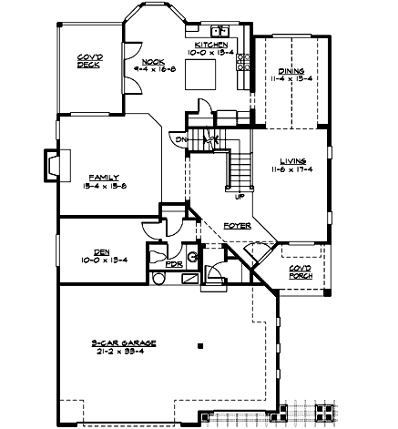Main Floor Plan: 88-417
