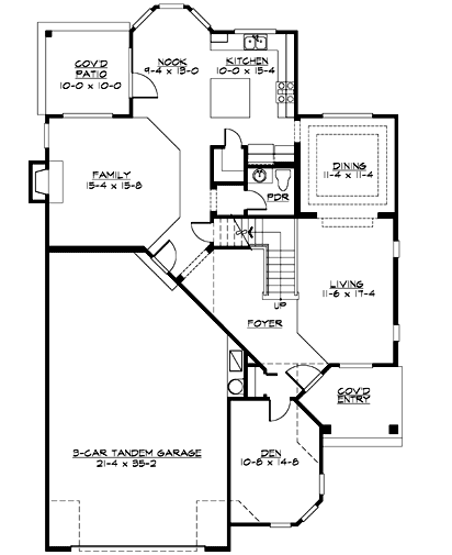 Main Floor Plan: 88-420