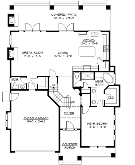 Main Floor Plan: 88-427
