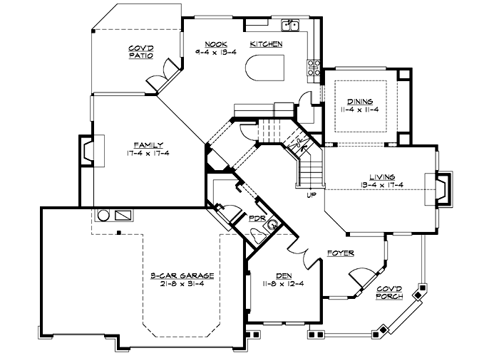 Main Floor Plan: 88-428