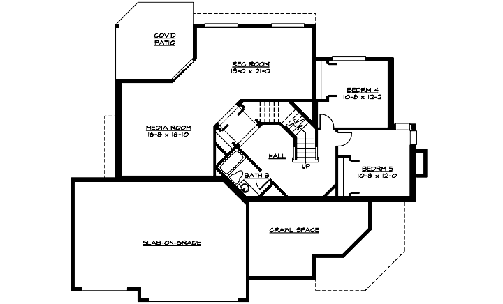 Lower Floor Plan: 88-429