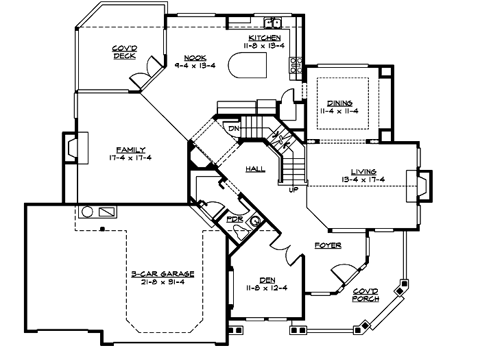 Main Floor Plan: 88-429