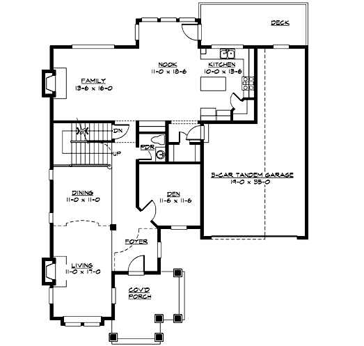 Main Floor Plan: 88-432
