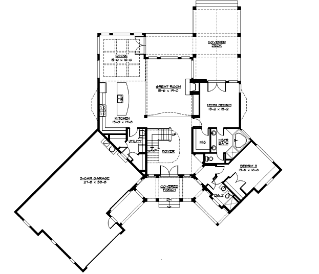 Main Floor Plan: 88-434