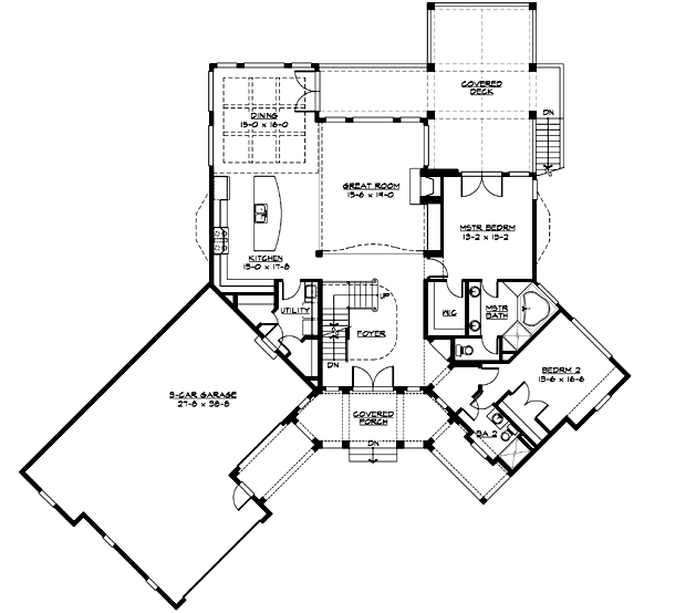 Main Floor Plan: 88-435