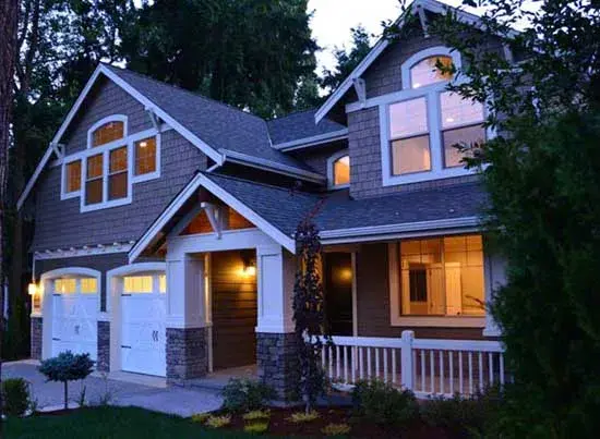 Shingle house plans 88-439 - front exterior, 3,218 sq ft, 3 bed, 3 bath house plans | Monster House Plans