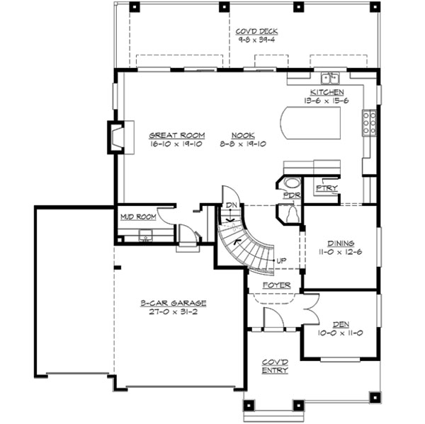 Main Floor Plan: 88-440