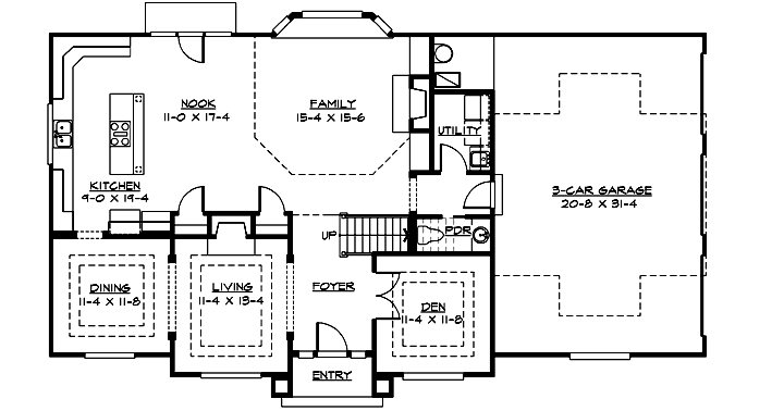 Main Floor Plan: 88-452