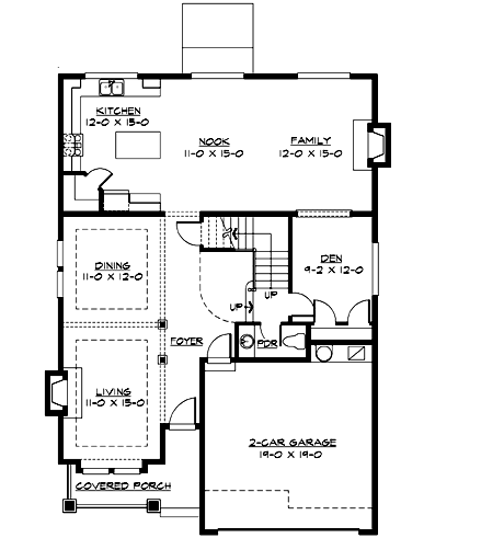 Main Floor Plan: 88-453