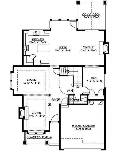 Main Floor Plan: 88-456