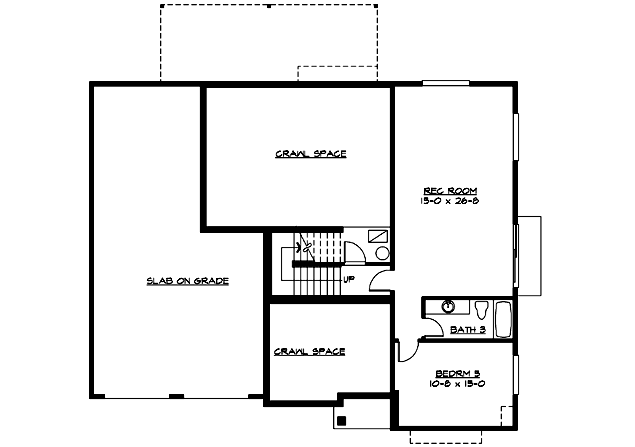 Lower Floor Plan: 88-460
