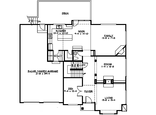 Main Floor Plan: 88-460