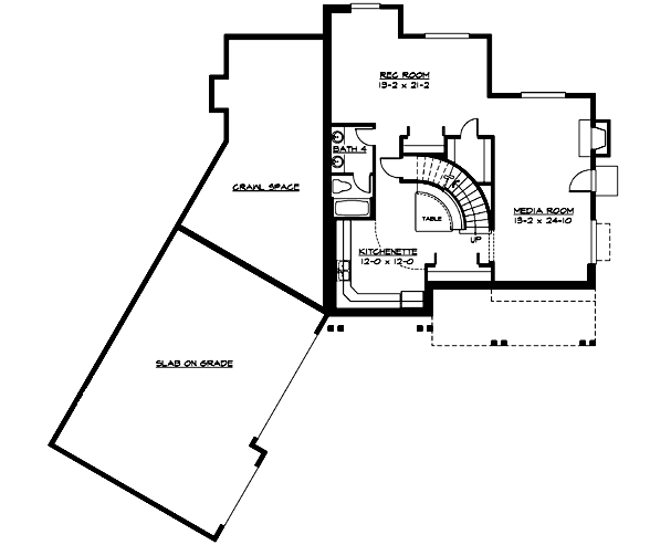 Lower Floor Plan: 88-470