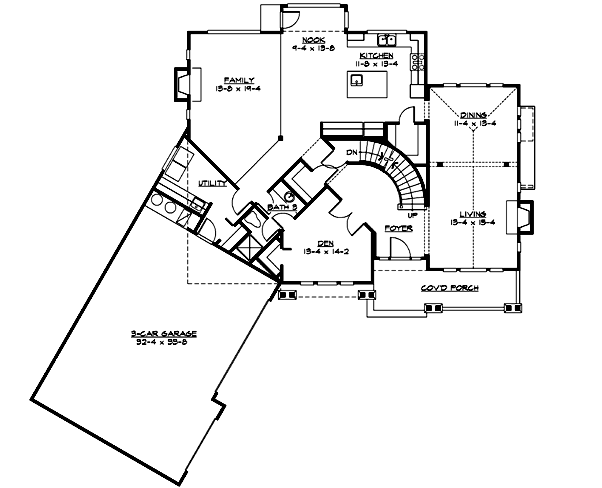 Main Floor Plan: 88-470
