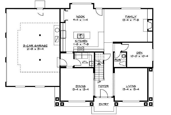 Main Floor Plan: 88-472