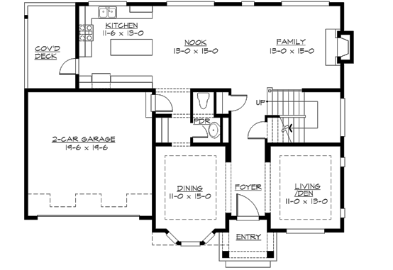 Main Floor Plan: 88-473