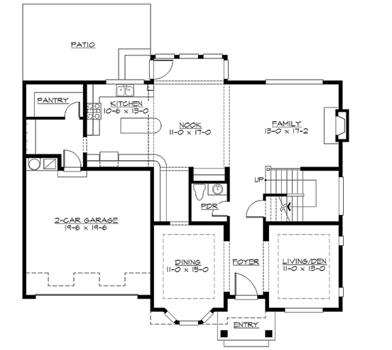 Main Floor Plan: 88-474