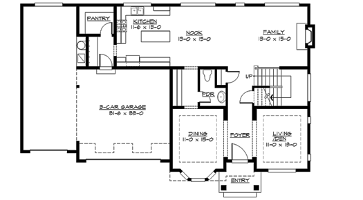 Main Floor Plan: 88-475