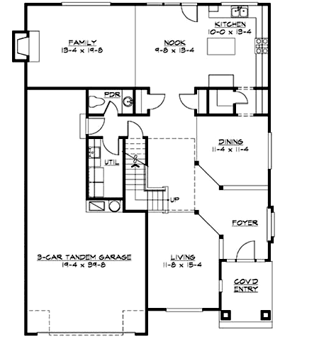 Main Floor Plan: 88-480