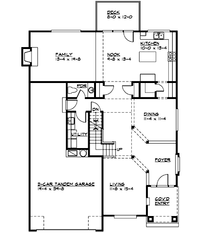 Main Floor Plan: 88-481