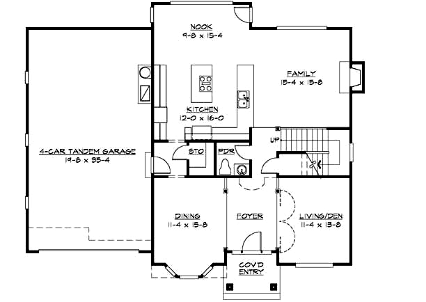Main Floor Plan: 88-491