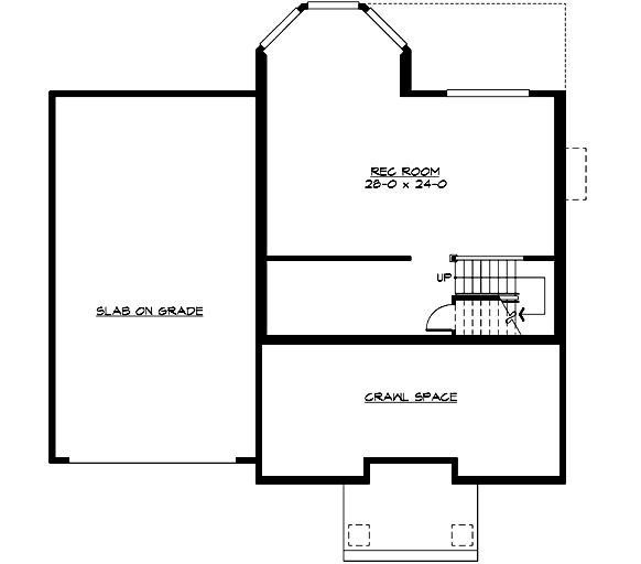 Lower Floor Plan: 88-496