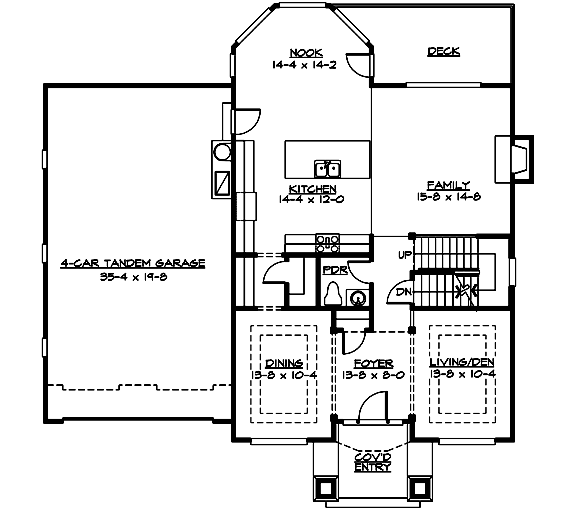 Main Floor Plan: 88-496