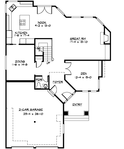 Main Floor Plan: 88-498