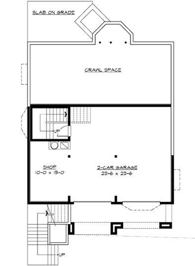 Lower Floor Plan: 88-500