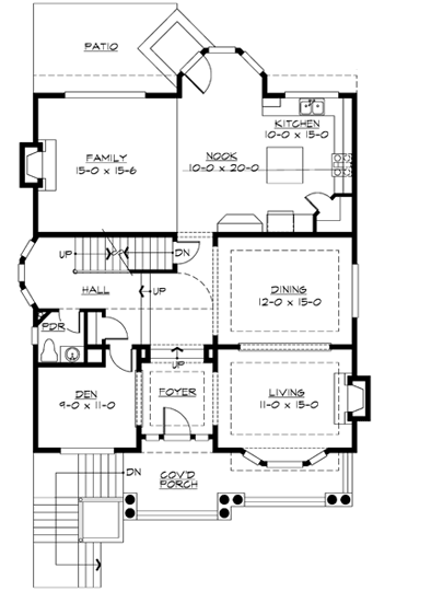 Main Floor Plan: 88-500