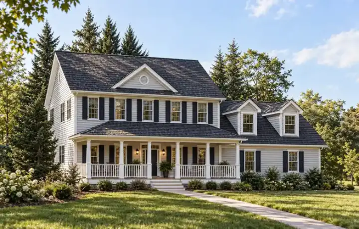 Country house plans 88-504 - front exterior, 3,010 sq ft, 3 bed, 2 bath house plans | Monster House Plans