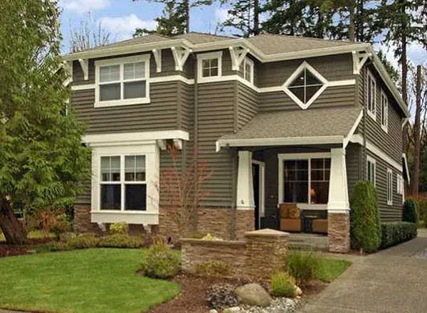 Craftsman house plans 88-506 - front exterior, 3,012 sq ft, 4 bed, 2 bath house plans | Monster House Plans