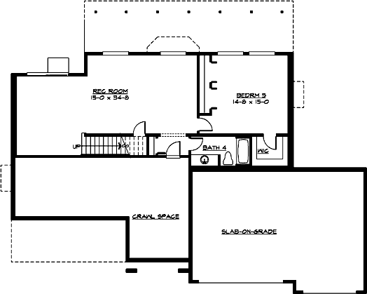 Lower Floor Plan: 88-511