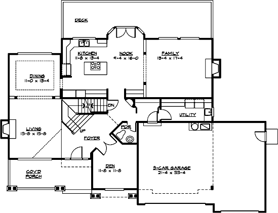 Main Floor Plan: 88-511