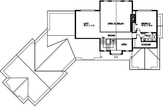 Upper/Second Floor Plan: 88-513