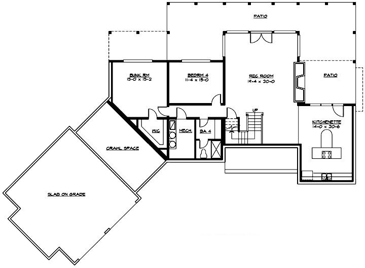 Lower Floor Plan: 88-514