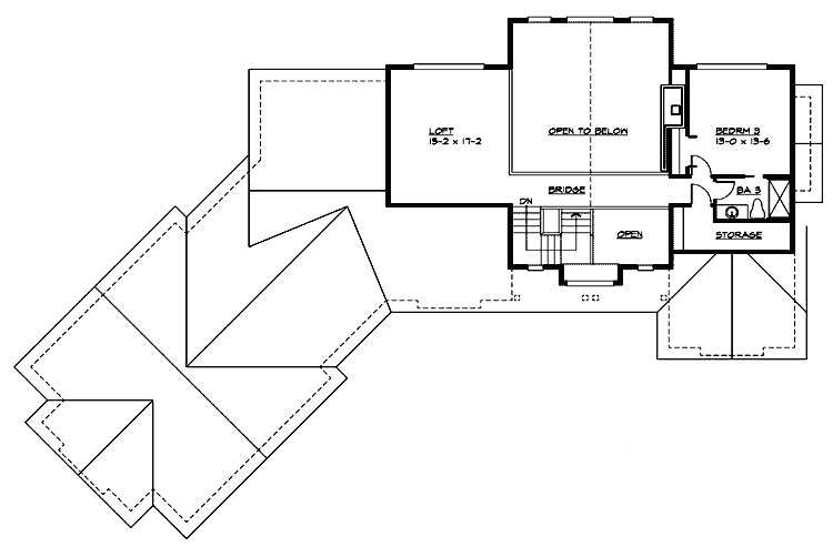 Upper/Second Floor Plan: 88-514