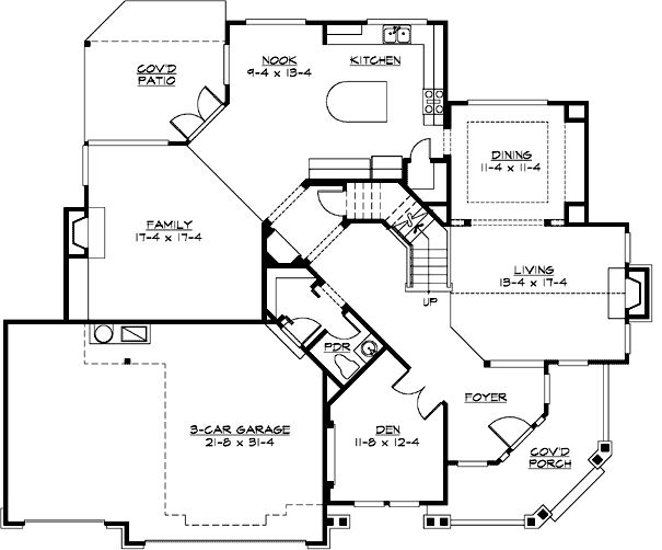 Main Floor Plan: 88-515