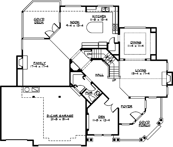 Main Floor Plan: 88-516