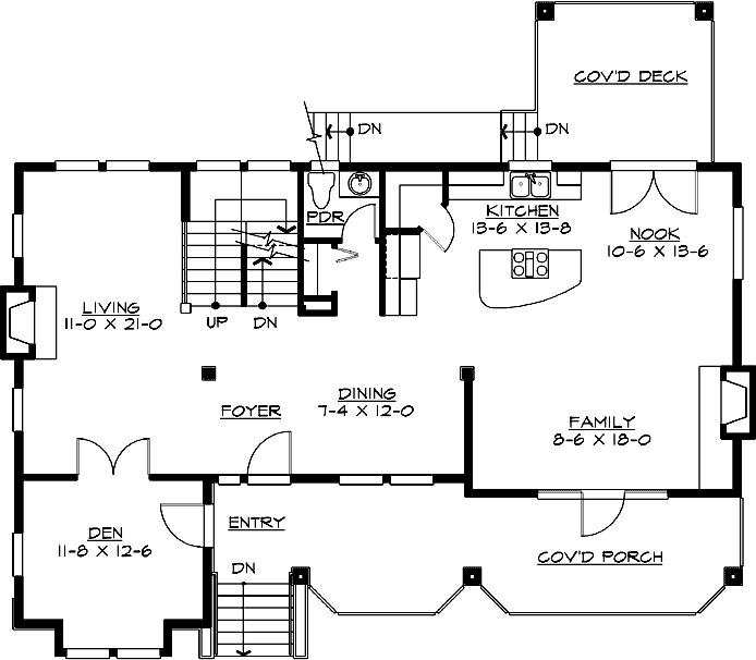 Main Floor Plan: 88-517