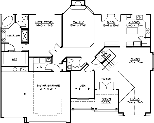 Main Floor Plan: 88-520