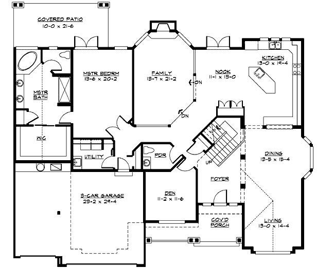 Main Floor Plan: 88-521
