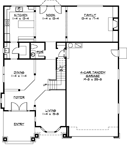 Main Floor Plan: 88-526