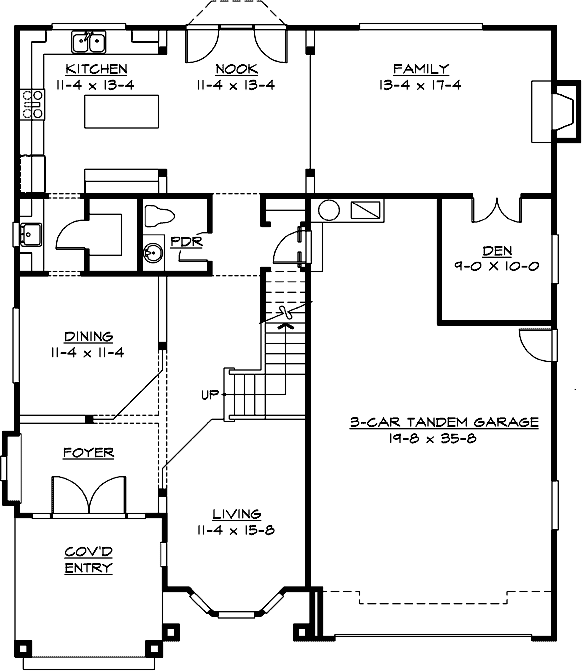 Main Floor Plan: 88-527
