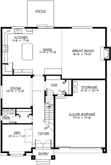 Main Floor Plan: 88-531