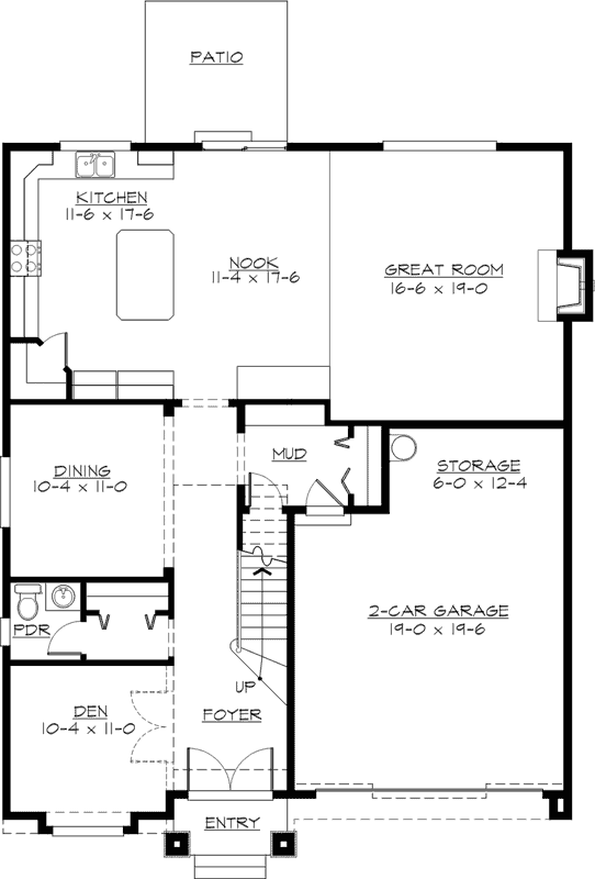 Main Floor Plan: 88-532