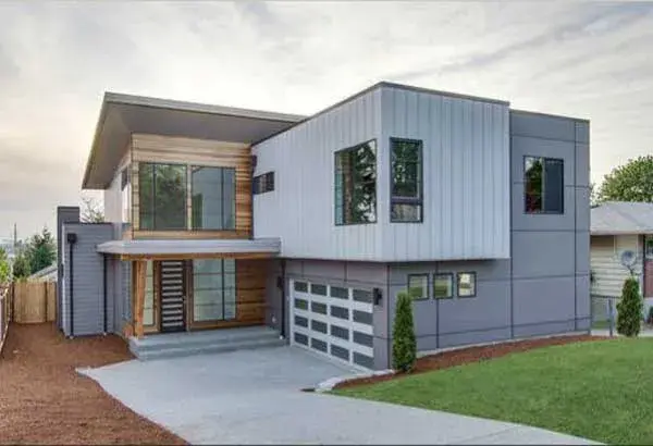 Modern house plans 88-534 - front exterior, 3,104 sq ft, 5 bed, 3 bath house plans | Monster House Plans