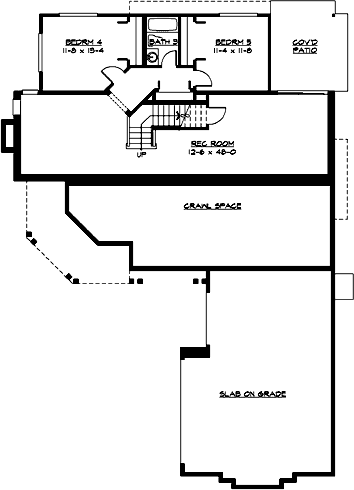 Lower Floor Plan: 88-536